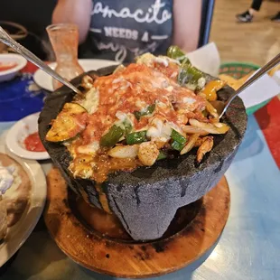 Molcajete bowl was great