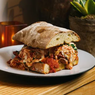 Veal Meatball Panino