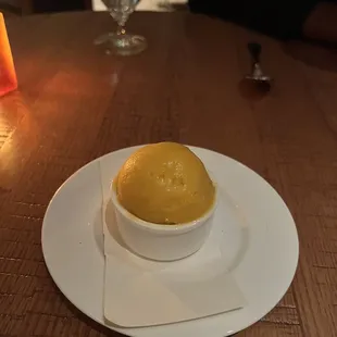 Homemade Passionfruit Gelato..