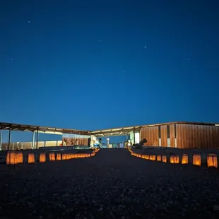 December 2022's star party and Luminarias at the refuge.