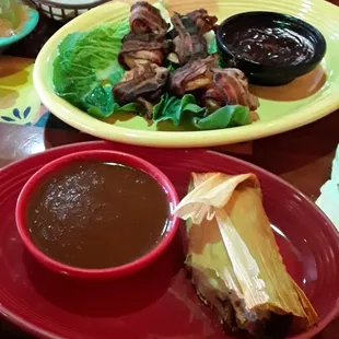 Tamale  Bacon Wrapped Deep Fried Shrimp