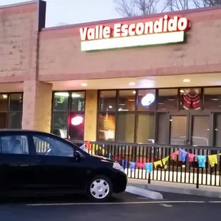 Close up, Valle Escondido Mexican Grill