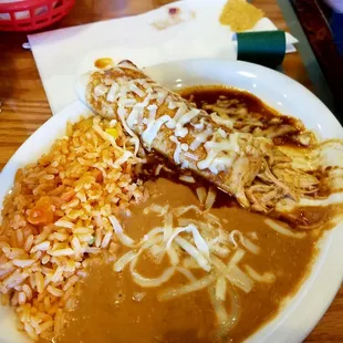 Kid's chicken enchilada