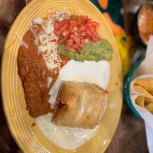 One chimichanga