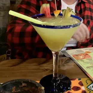 HUGE margaritas!!