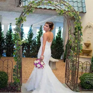 Pretty Pose on the Portico