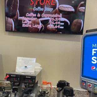 a variety of coffee machines