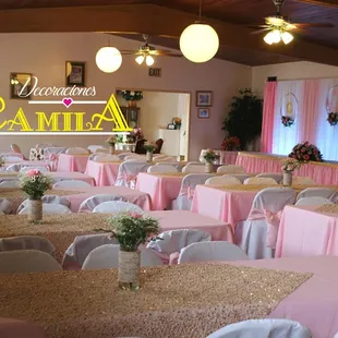 For decorations like this for your party visit: www.facebook.com/camiladecoracionesamerica­ncanyon