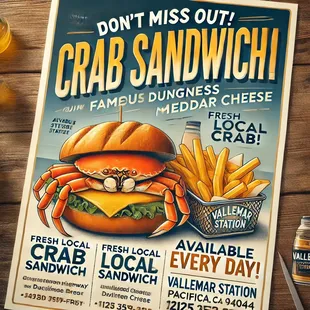 Best Crab Sandwich on the Coast!!