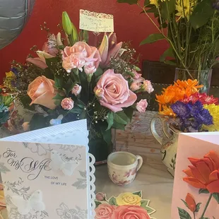 Mother's Day floral arrangement.