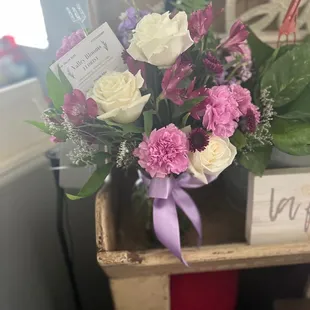 The flowers I actually got