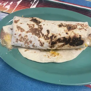 Chille relleno burrito