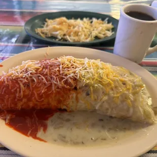 Meta breakfast burrito