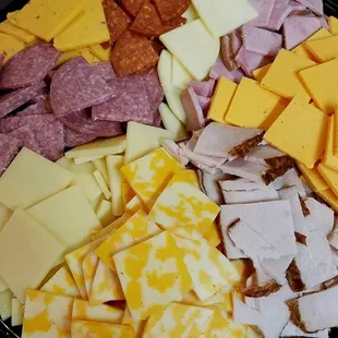 Any choice of cheese or meats!