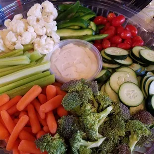 Veggie with choice of dip!