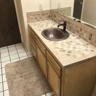 a clean bathroom