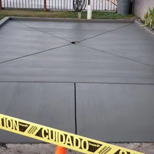 Slab for car wash