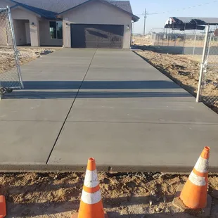 New driveway