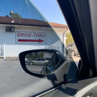 I love that they have a drive thru