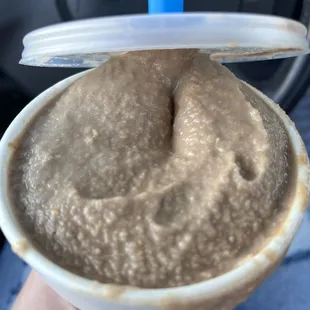 Chocolate peanut butter shake