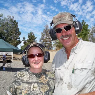 Bruce &amp; Donna- a perfect date at the range! W love you guys!
