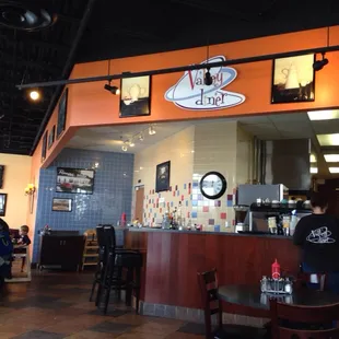 Inside the diner nice place and great service and great food!