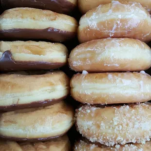 Chocolate, glaze, and crumble