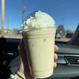Vanilla bean frappe