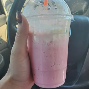 Bubble gum shake!