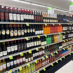 Great wine selection at low prices!