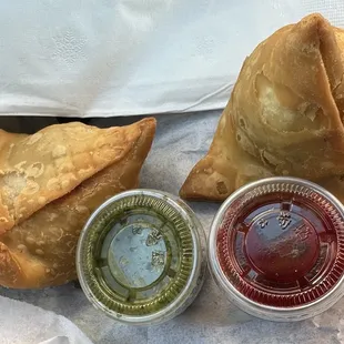 Samosas still delicious