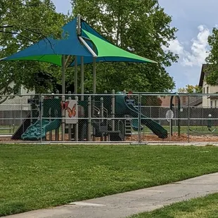 The playground is finally fixed