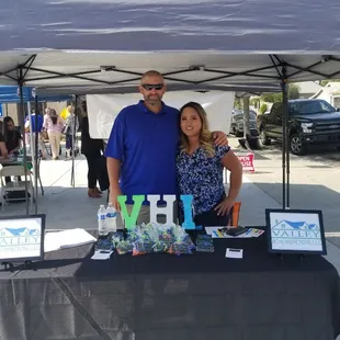 Valley Home Inspections first marketing fair.