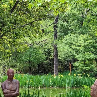 Great day for the sculpture garden