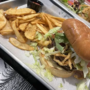 Back the Blue Burger