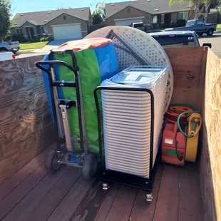 Loaded and ready to deliver some rentals!