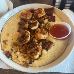 Shrimp and Grits (sooooo good)