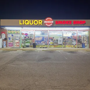 a liquor store