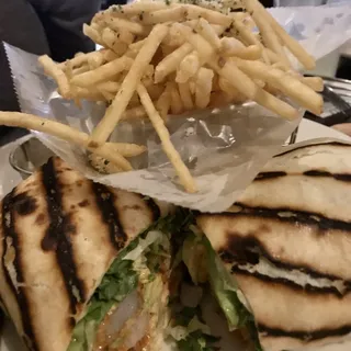 Crispy Tavern Shrimp Wrap