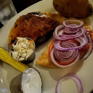 Saganaki Burger