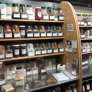 Many spices and dried herbs