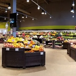 Panorama from co-op entrance.