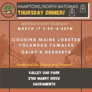 03.17.22 Thursday Dinner!