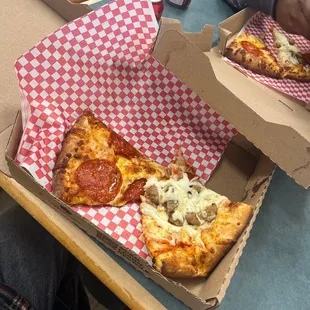 Hot pizza. Bomb