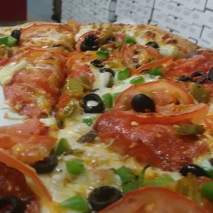 Hot Damn! Enchilada Pie with Pepperoni!