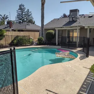 Another view... You can close up the whole fence or have it open to enjoy...