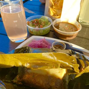 Cochinita pibil tamale