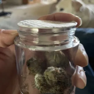 Mostly empty jar