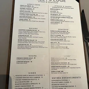 Menu as of 6/12/24