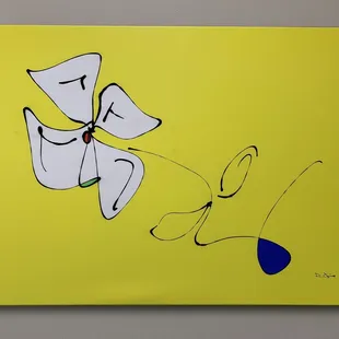 By a special artist and friend, Darren Quinn. Love the bright yellow!